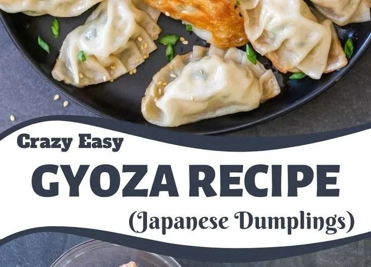 Delicious homemade gyoza filled with savory ingredients ready to be served.
